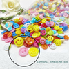 Colorful DIY Button Art Kit for Kids