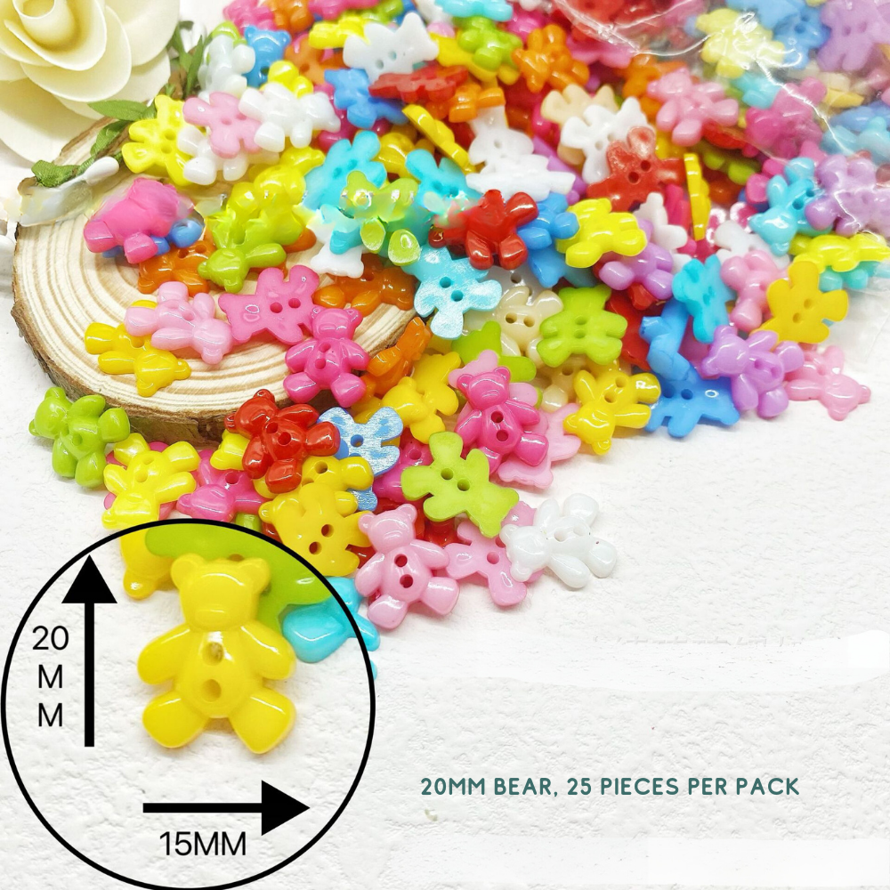 Colorful DIY Button Art Kit for Kids