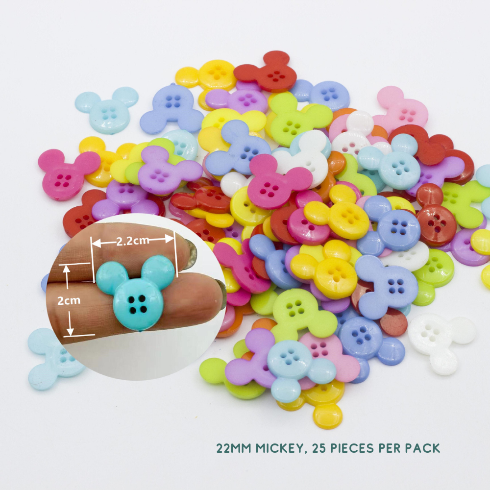 Colorful DIY Button Art Kit for Kids