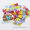 Colorful DIY Button Art Kit for Kids