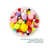 Mixed Color Pom Poms