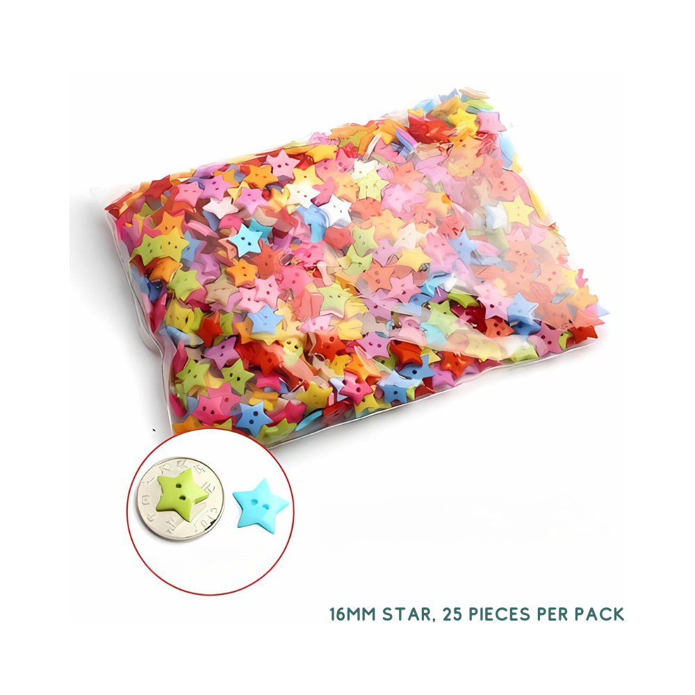 Colorful DIY Button Art Kit for Kids