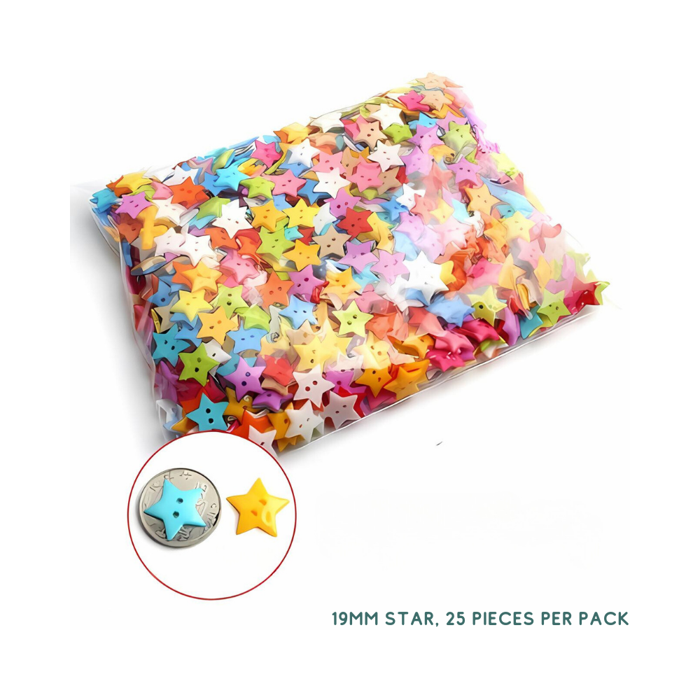 Colorful DIY Button Art Kit for Kids