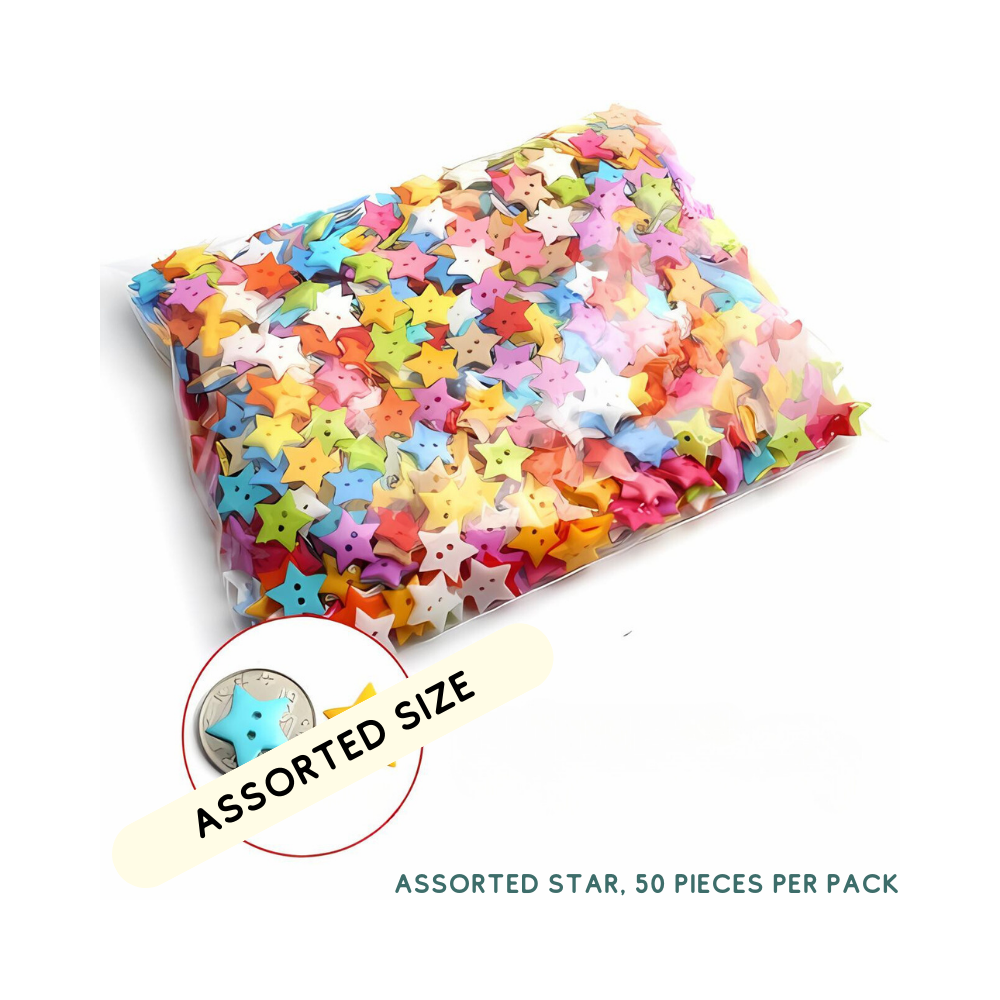 Colorful DIY Button Art Kit for Kids