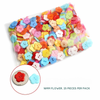 Colorful DIY Button Art Kit for Kids