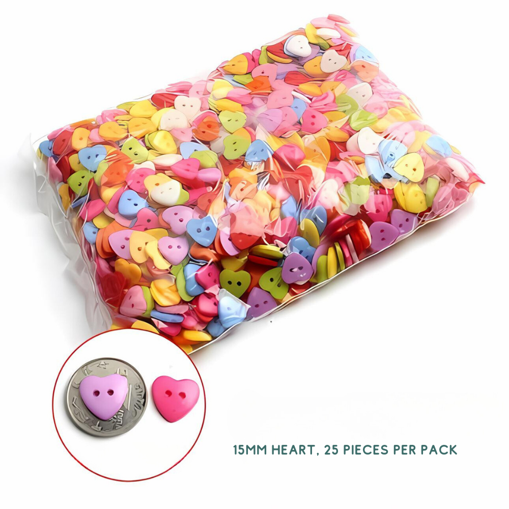 Colorful DIY Button Art Kit for Kids