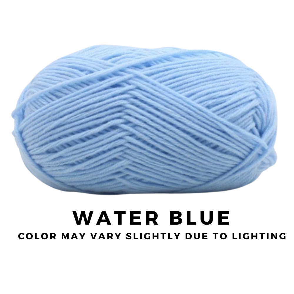 [FREE GIFT] 3 Pieces - 4-Ply Milk Cotton Yarn 50g · Soft Combed Cotton Acrylic Blend