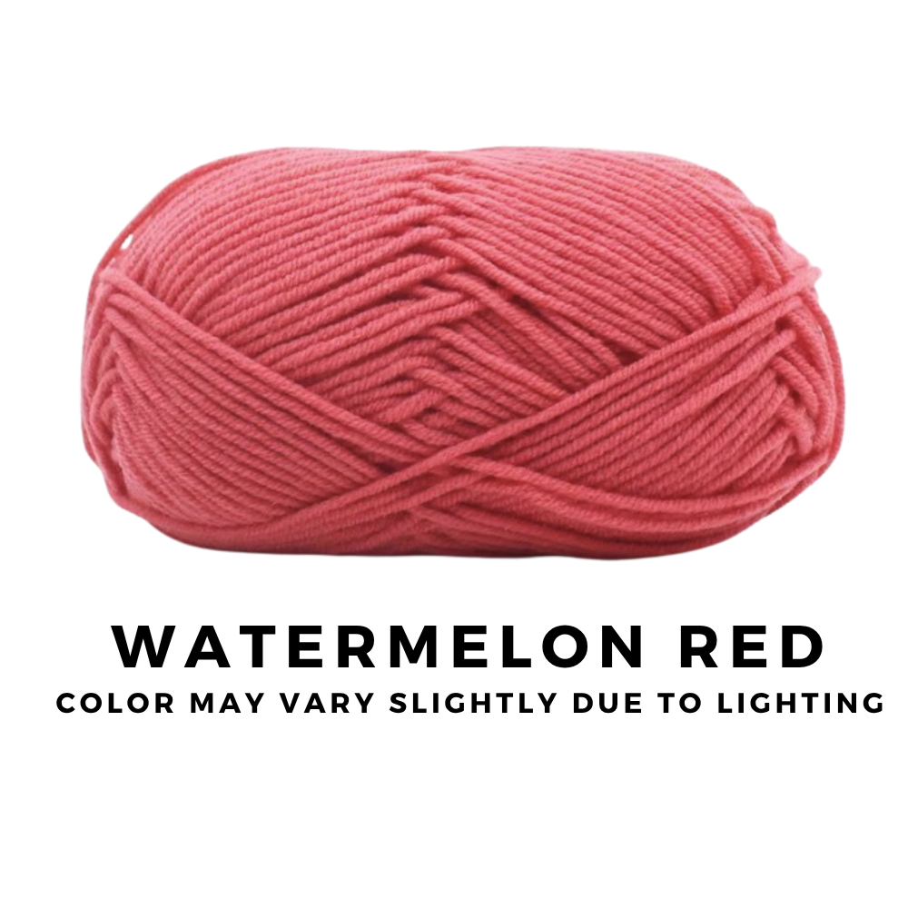 [FREE GIFT] 3 Pieces - 4-Ply Milk Cotton Yarn 50g · Soft Combed Cotton Acrylic Blend