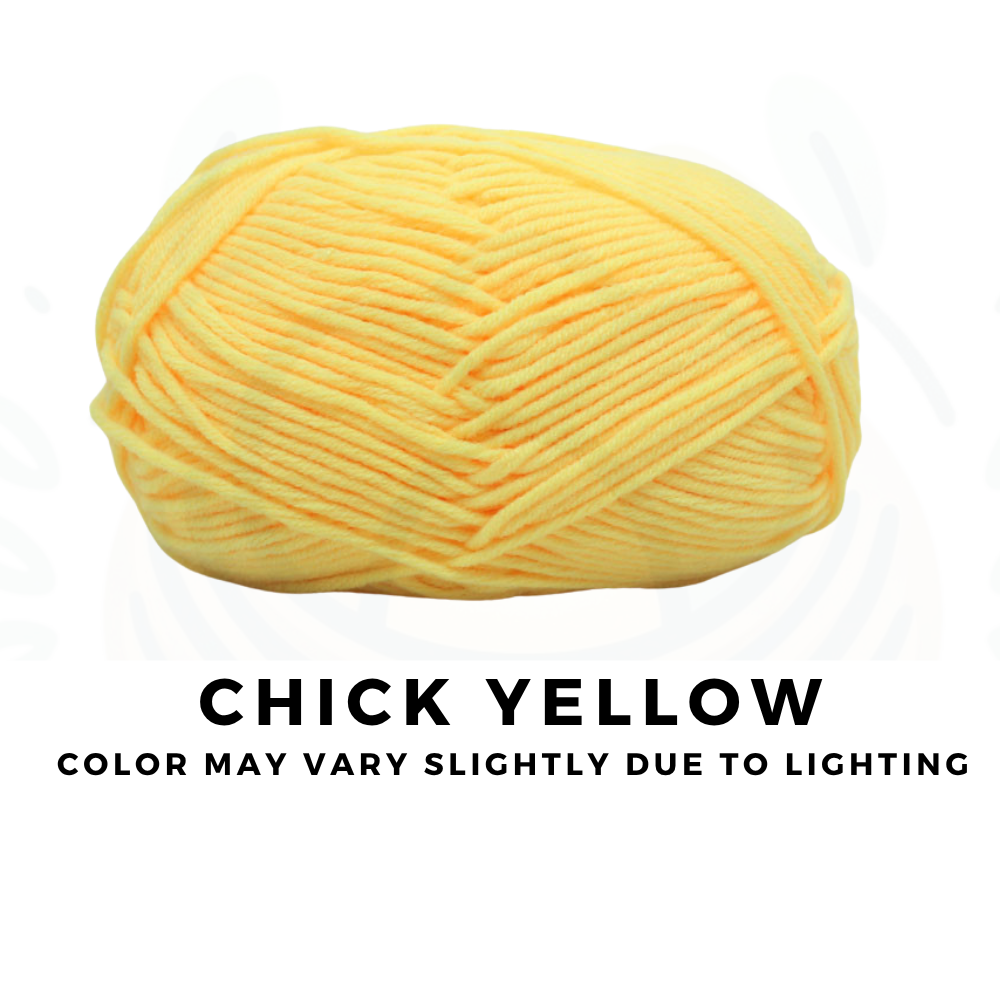 [FREE GIFT] 3 Pieces - 4-Ply Milk Cotton Yarn 50g · Soft Combed Cotton Acrylic Blend