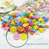 Colorful DIY Button Art Kit for Kids