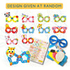 DIY EVA Foam Artwork Kit Button Pom Pom Crafts