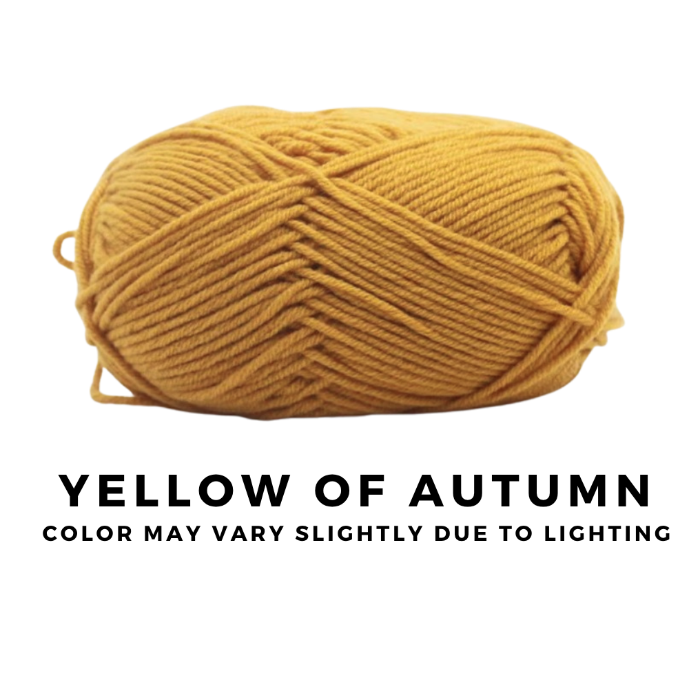 4-Ply 5-Ply Milk Cotton Yarn 50g · Soft Combed Cotton Acrylic Blend